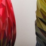 Digital Natives – Glitched realities 3D printed in colour resin