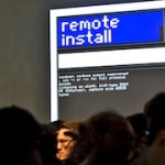 Remote Install – Installation that remotely installs itself in the gallery