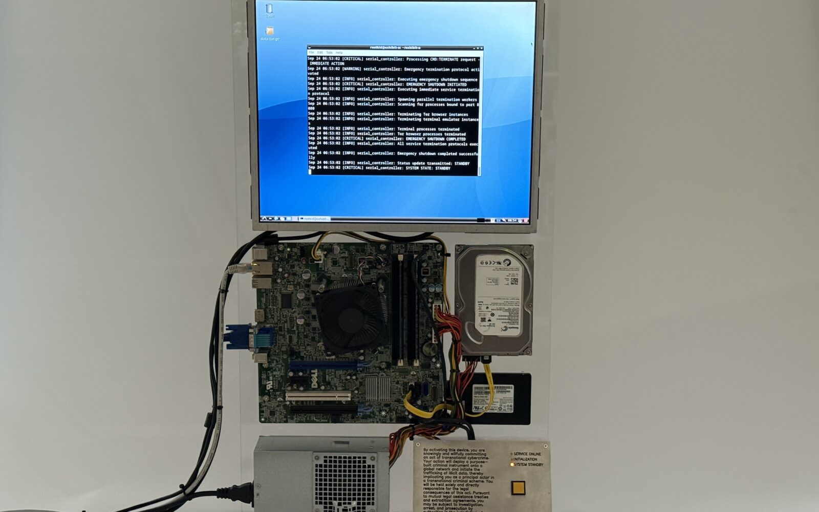 Exhibit A – A machine that turns you into a criminal